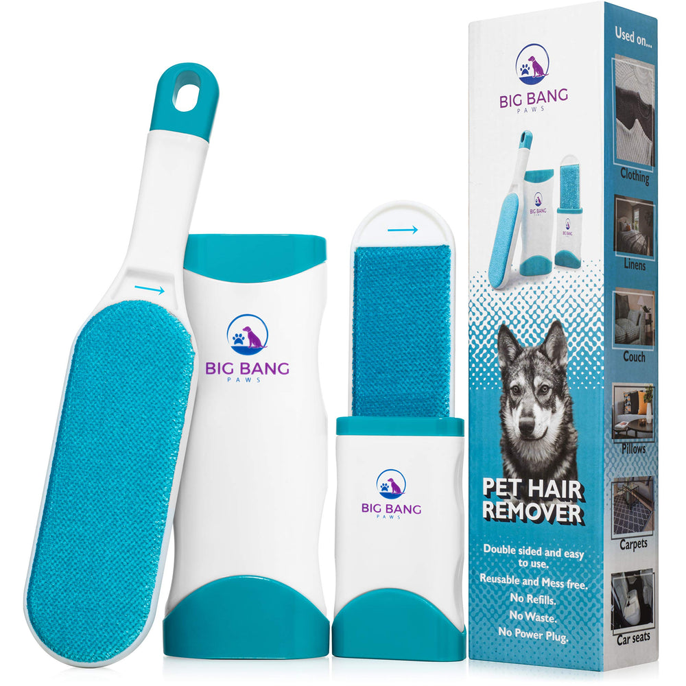 Big Bang Paws cepillo quita pelo para ropa, cómodo y eficaz