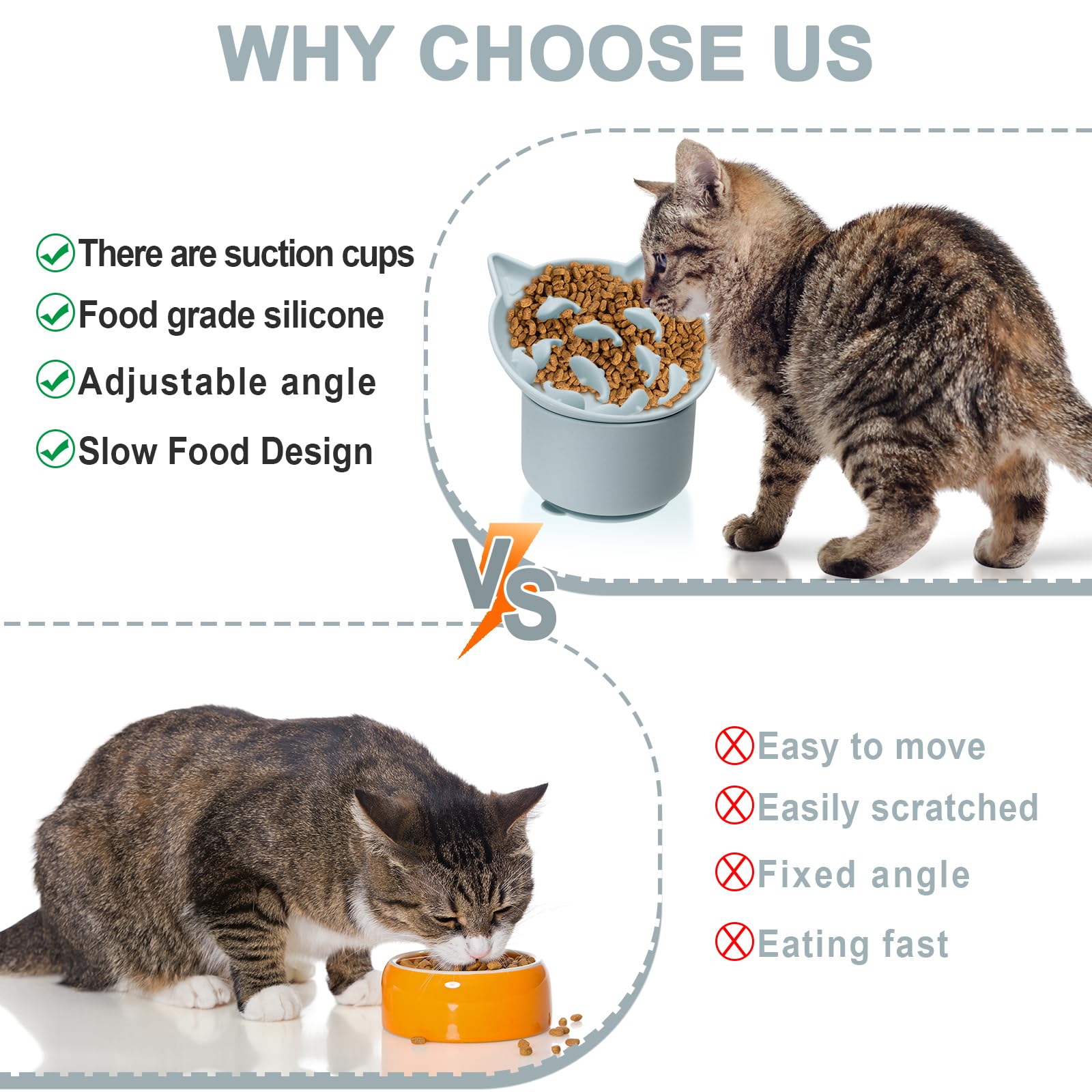 Bikabpet diámetro de 15 cm, tamaño práctico para gatos