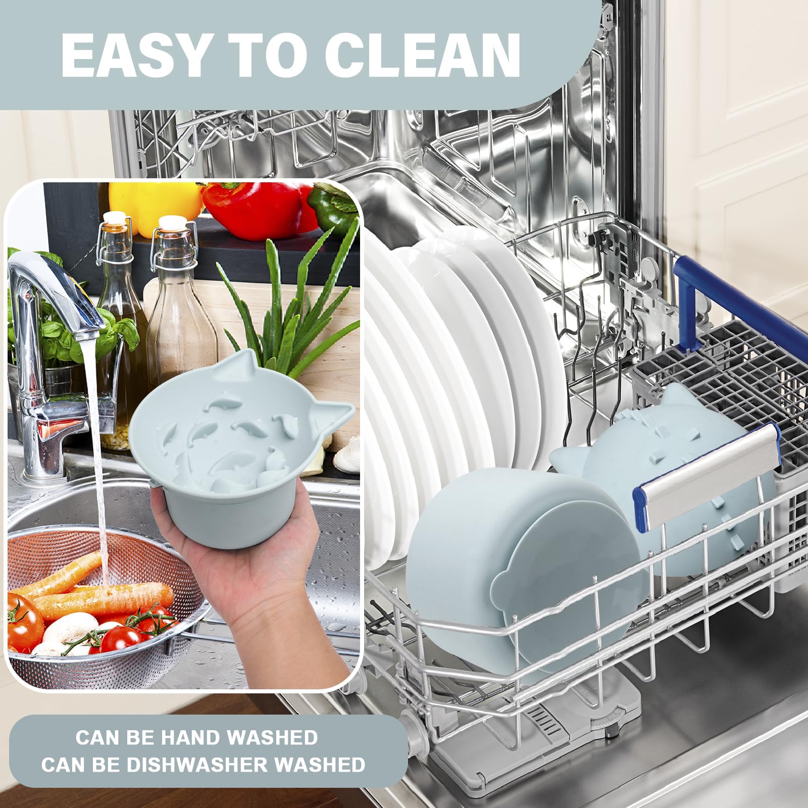 Bikabpet apto para comida seca y húmeda, versátil en una pieza