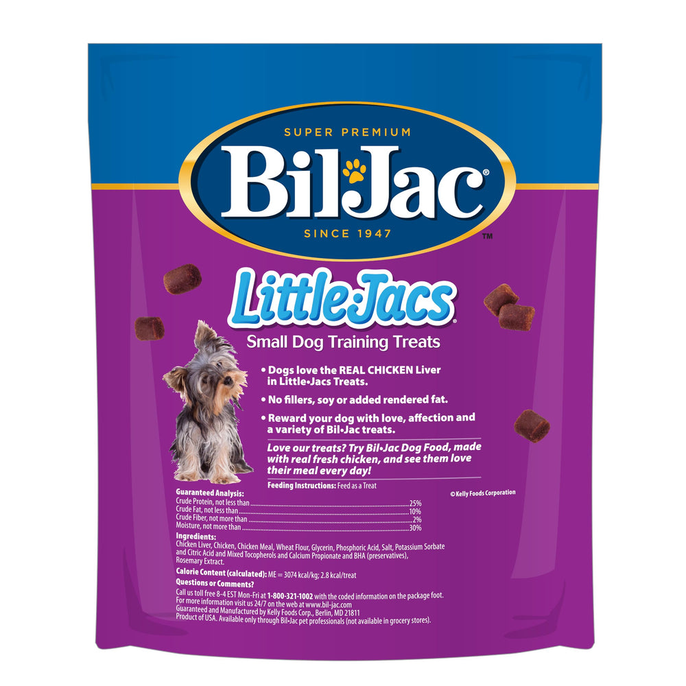 Croqueta blanda Bil-Jac Little Jacs con sabor a pollo, lista para entrenamiento