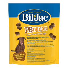 Detalle de la textura cremosa de Bil-Jac PB-Nanas para premiar al perro