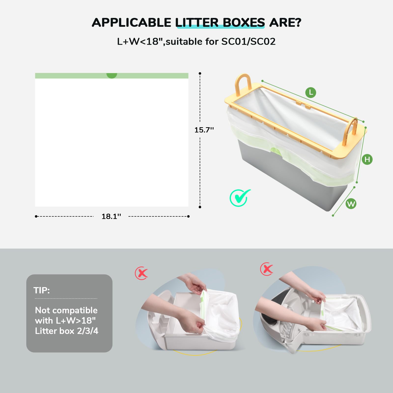 Bilibara bolsa liner LDPE resistente para carga de arena sin rasgaduras.