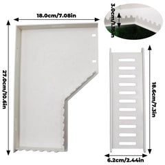 BingegePet rampa 18-8cm conectando niveles subida suave para animales activos.
