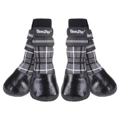 BINGPET calcetines antideslizantes para perros con agarre en suelos de madera.