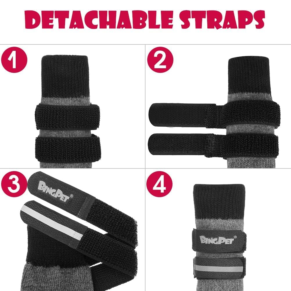 Calcetines impermeables BingPet para patas: pies secos bajo la lluvia.