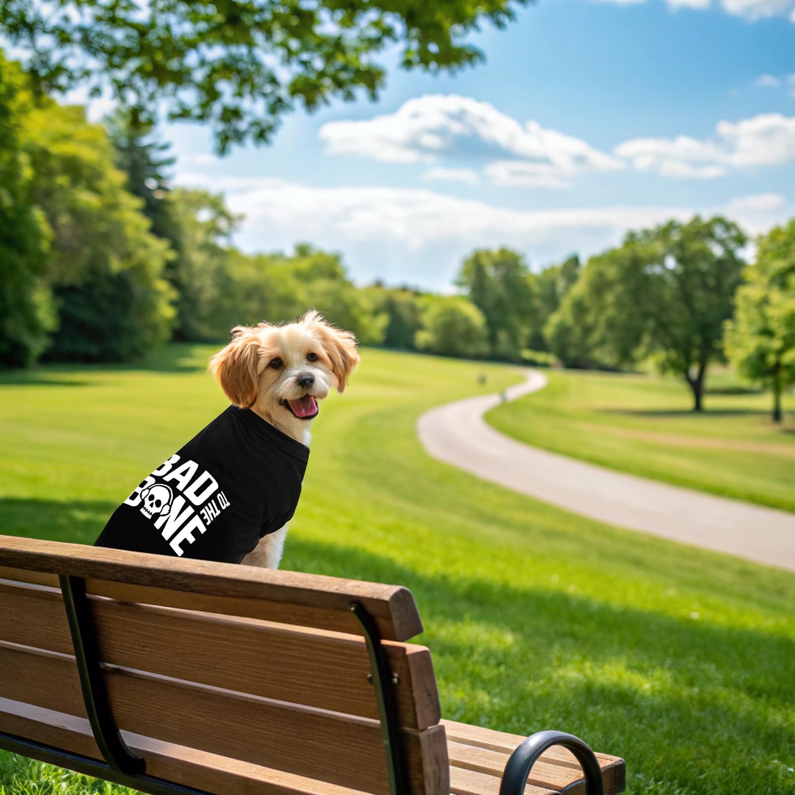 Camiseta BINGPET malo-hasta-el-hueso ajuste elástico para mayor comodidad.