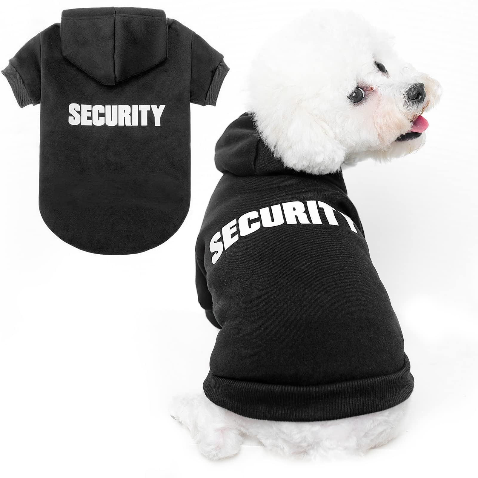 BINGPET casaca para perro con capucha y forro suave, ideal para el frío.