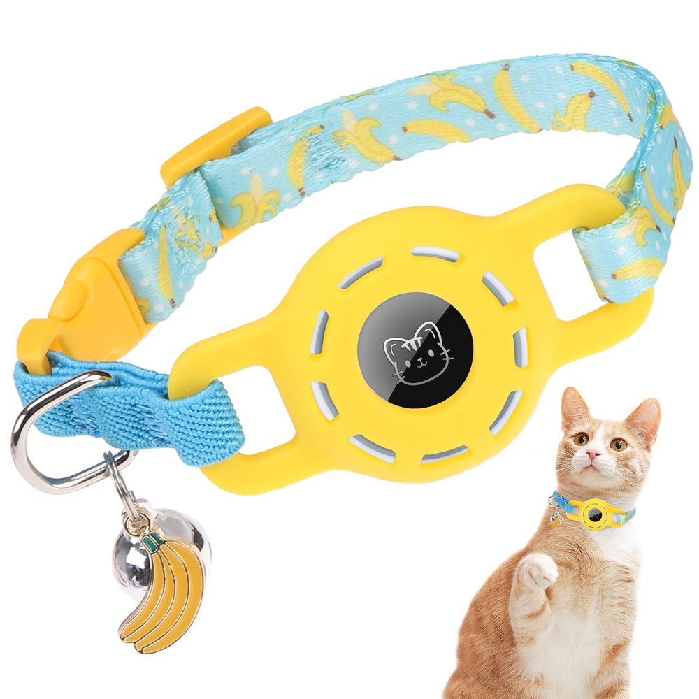 BingPet collar para gato con AirTag y cierre, localiza con facilidad.