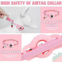 Collar ajustable BINGPET para gato, talla 7.8–11.8 pulgadas, ajuste cómodo.