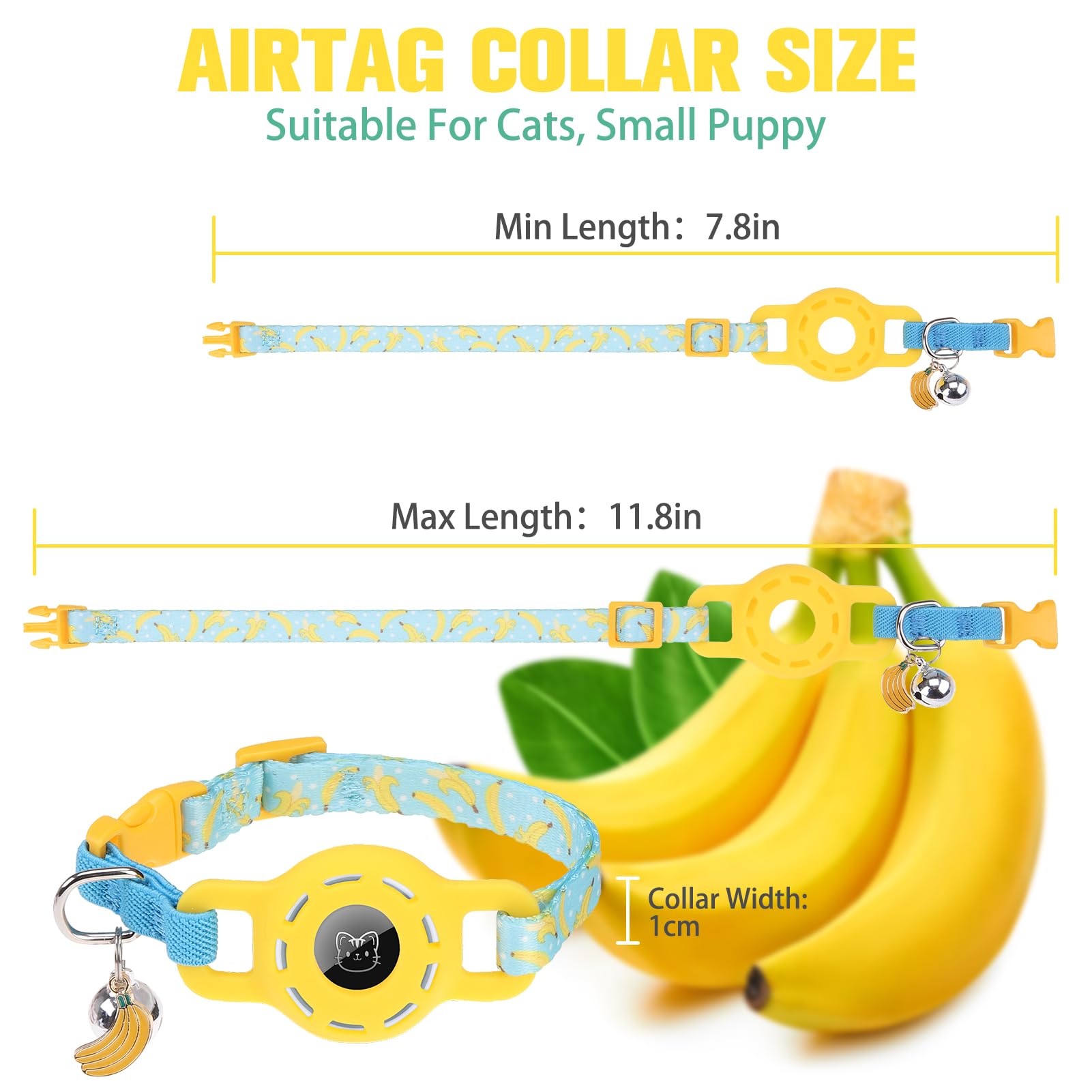 Collar BingPet de elástico seguro para gato, aporta seguridad durante el juego.