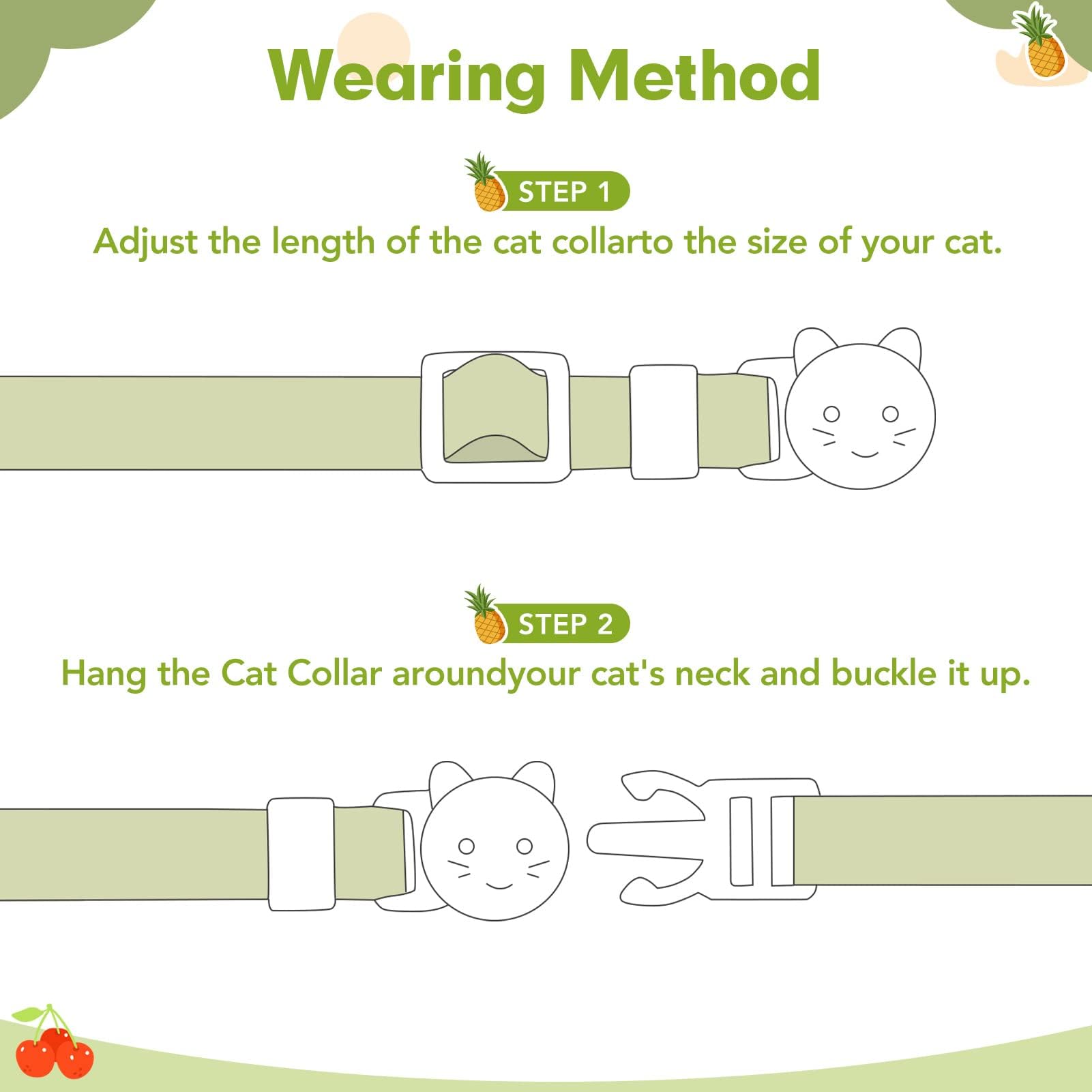 Collar BINGPET ligero y cómodo para uso diario sin irritación.