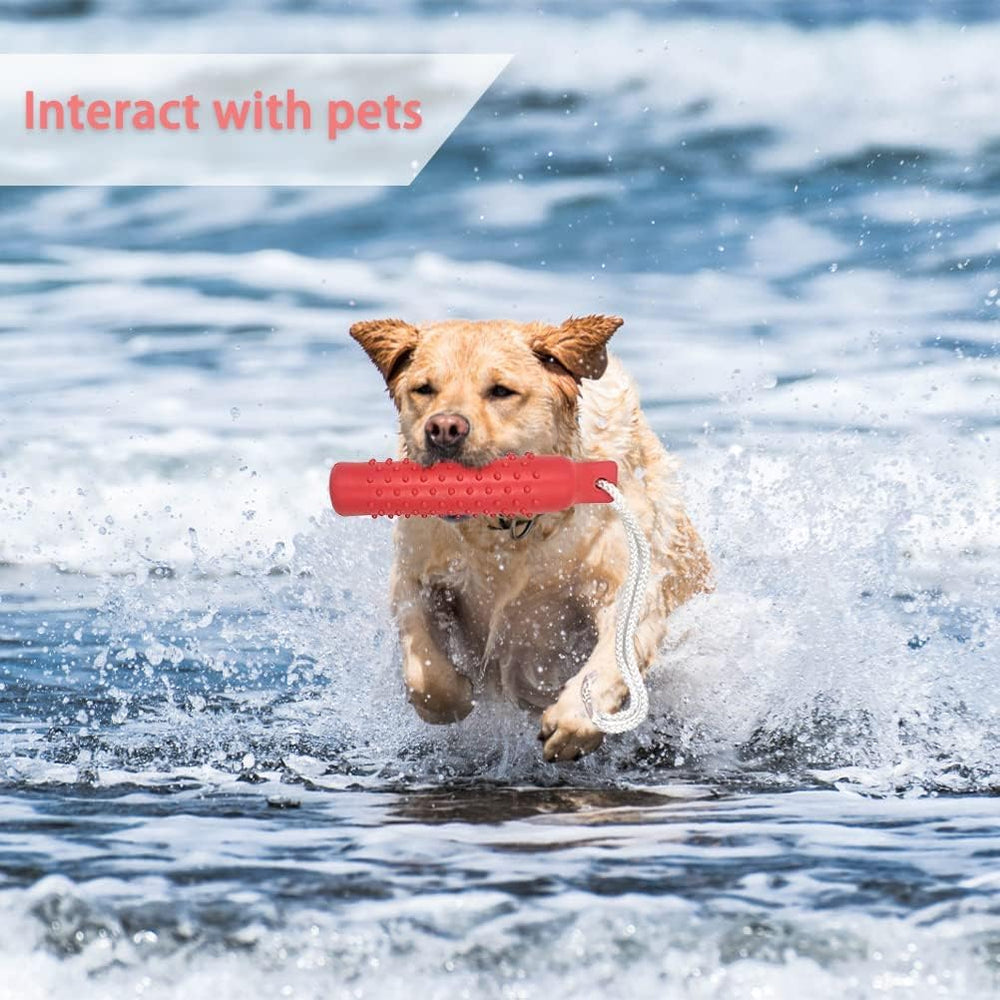Juguete de agua BINGPET bumper para perros grandes, resistente y visible.