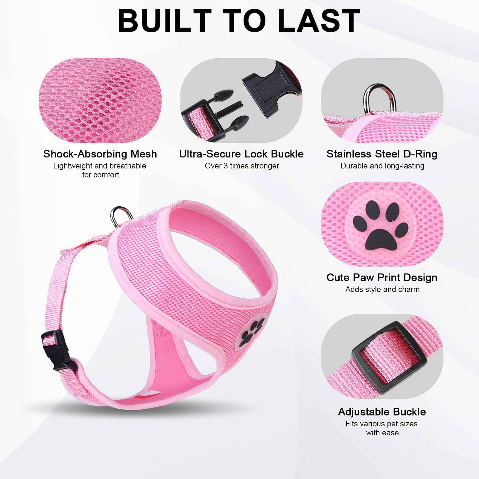 BINGPET material nylon-oxford exterior duradero para todas las estaciones