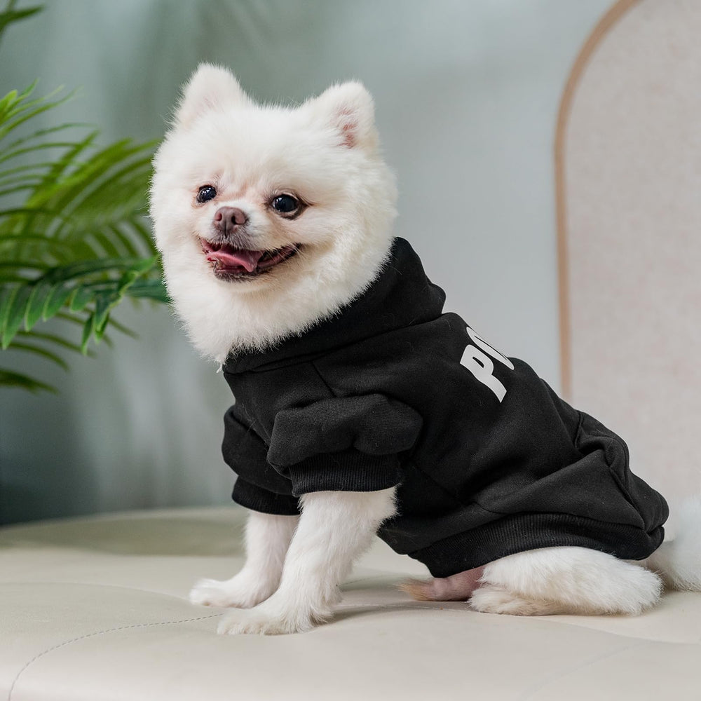Diseño pull-over de la sudadera BINGPET para perro, uso cómodo sin complicaciones.
