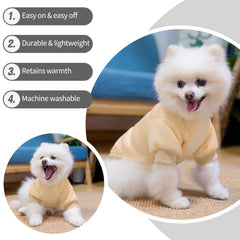 BINGPET sudadera con capucha, fácil de poner, ideal para paseos diarios.