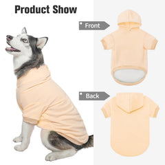 BINGPET sudadera con forro felpa, forro-felpa, abrigo suave que retiene calor.