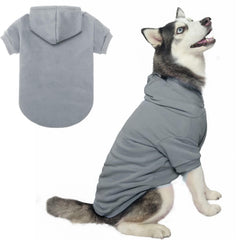 SUDADERA con capucha BINGPET para perros, forro de felpa que aporta calor suave.