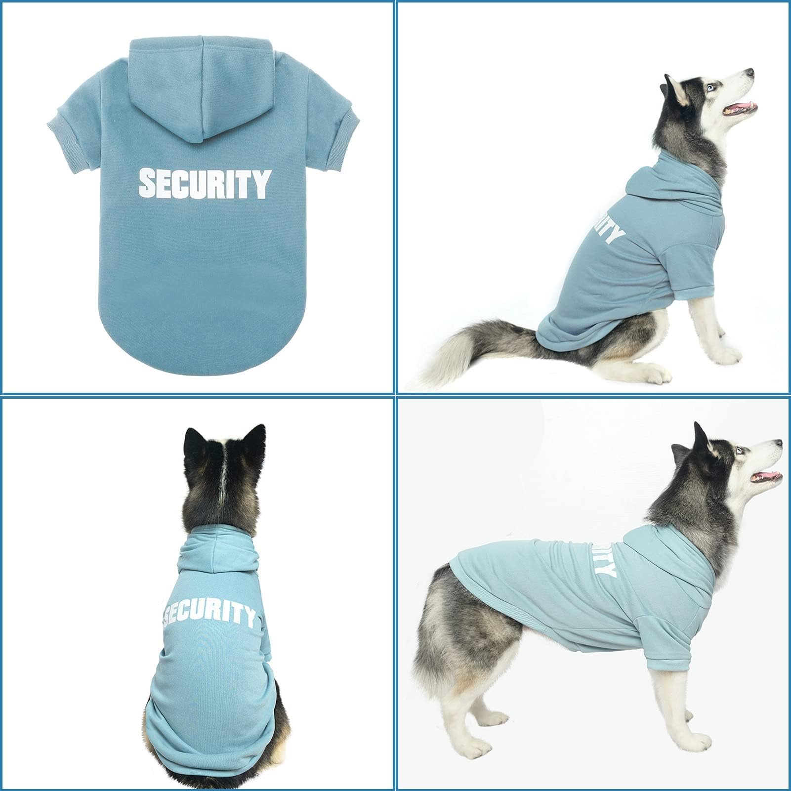 BINGPET capucha para perro, fácil de lavar y mantener.