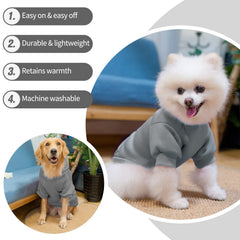 Lavable a máquina, sudadera BINGPET para perros, cuidado sencillo.