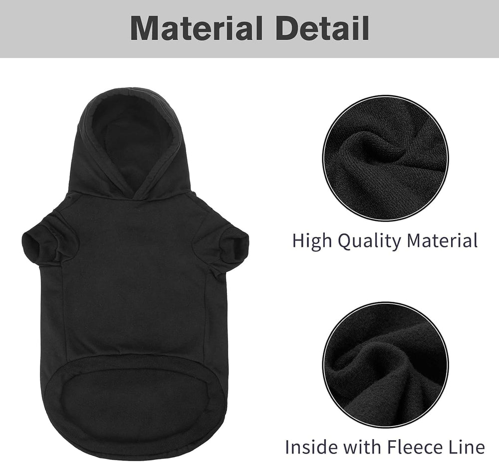 Detalle de tejido suave de la sudadera BINGPET para perro.