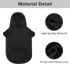 Detalle de tejido suave de la sudadera BINGPET para perro.