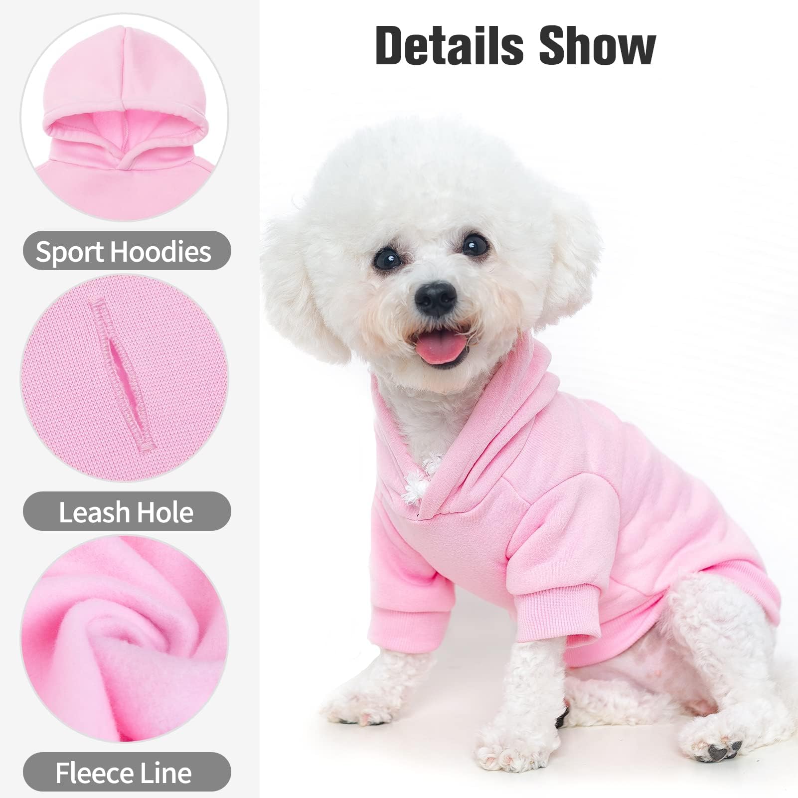 BingPet sudadera capucha perro espalda, añade estilo y calidez