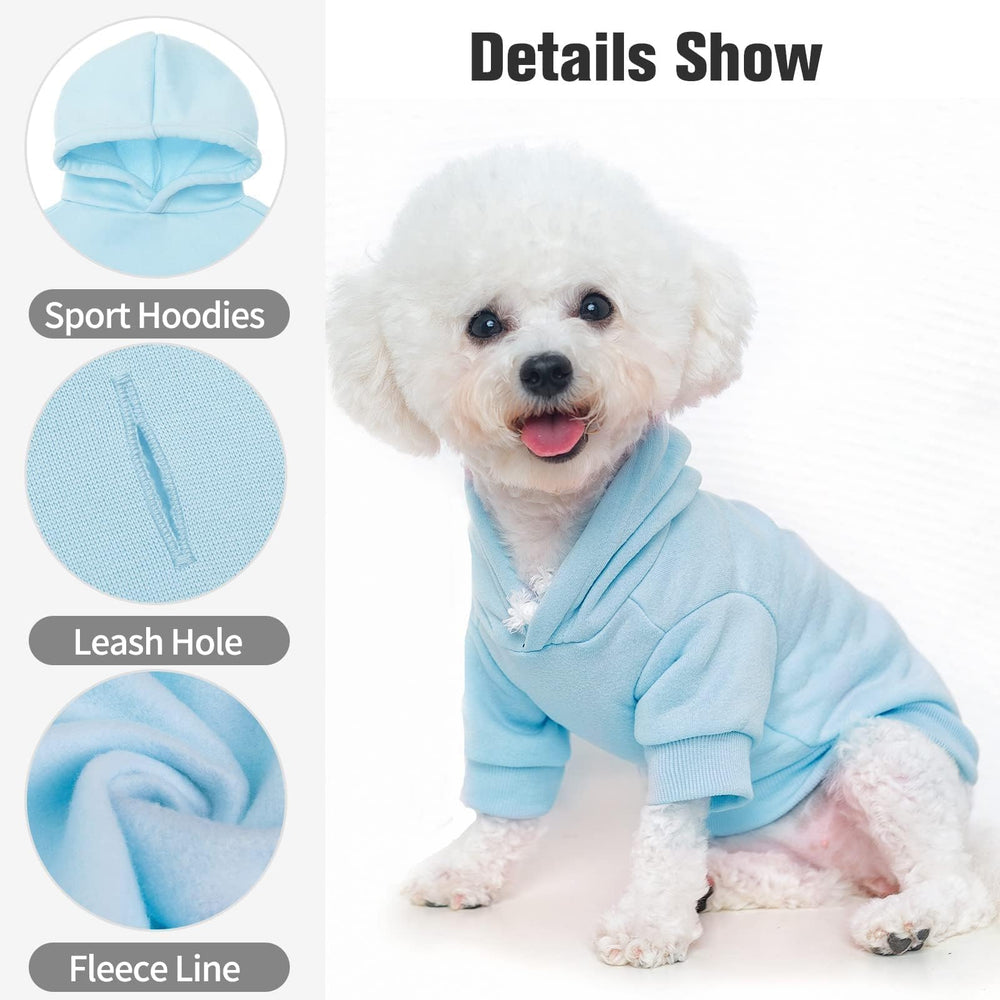 Sudadera con capucha BINGPET para perros, vista trasera, diseño cómodo para paseos diarios.