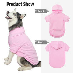 BingPet capucha perro interior forro polar, abrigo suave