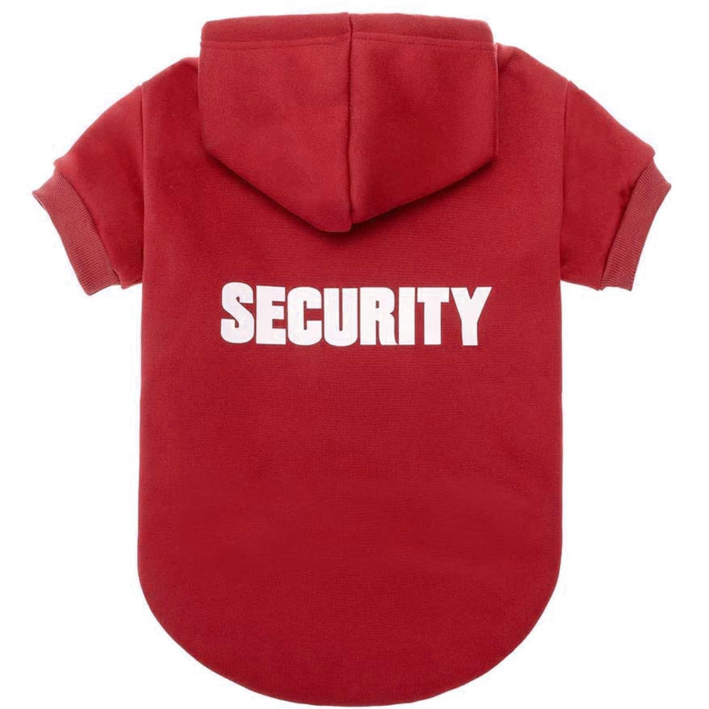 BINGPET sudadera para perro con capucha vista frontal, ideal para climas fríos.