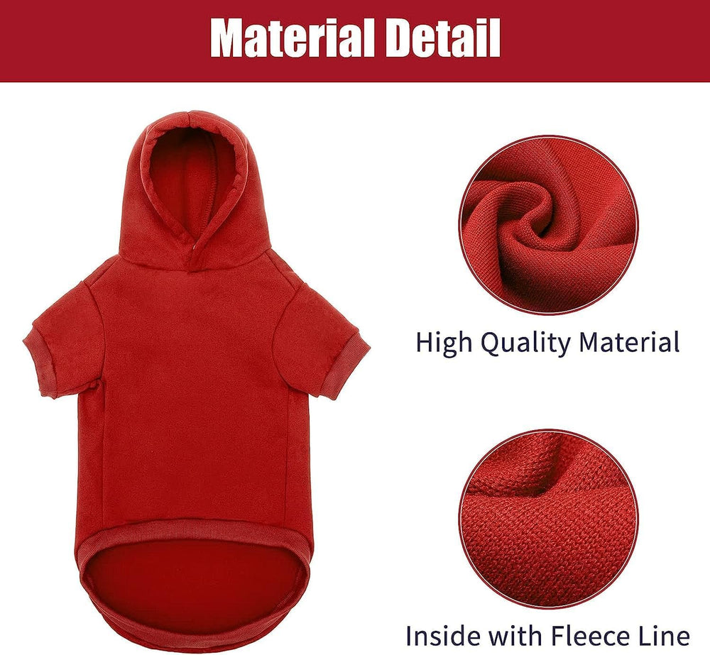 BINGPET sudadera para perro con capucha suave, ideal para paseos nocturnos.