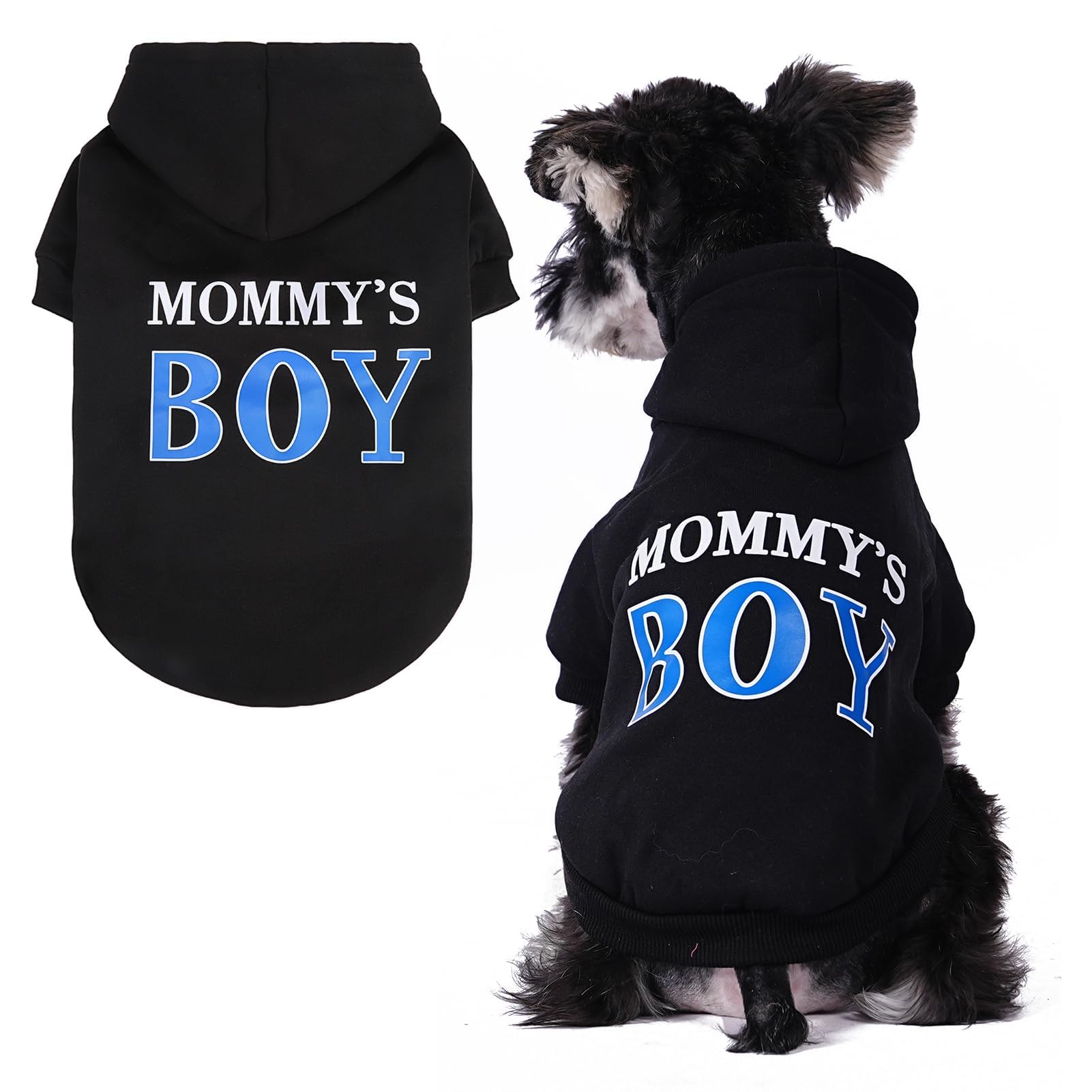Sudadera BingPet para perros con capucha, abrigo suave para paseos.