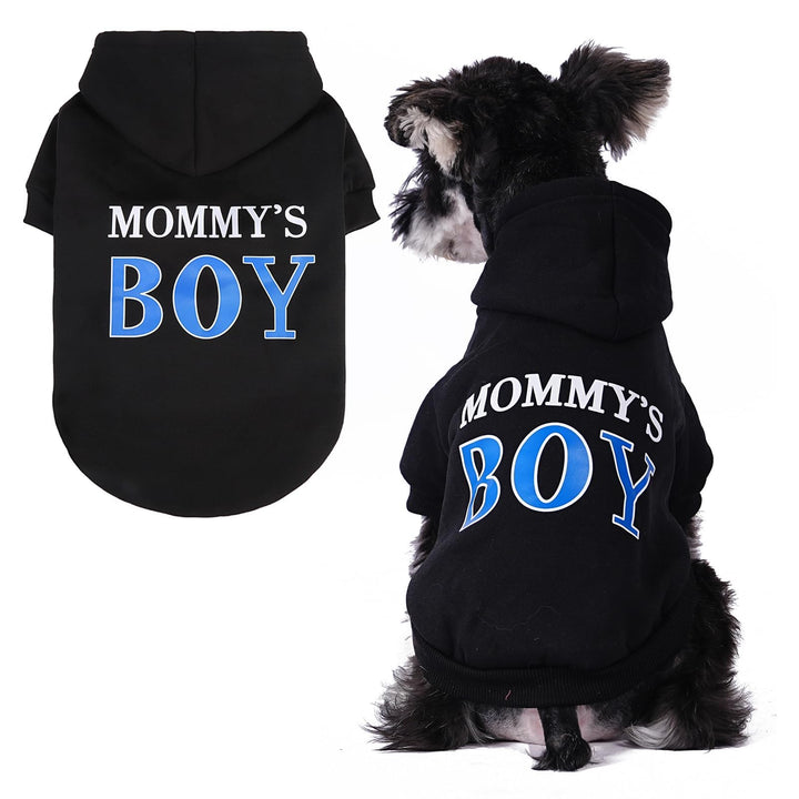 Sudadera BingPet para perros con capucha, abrigo suave para paseos.