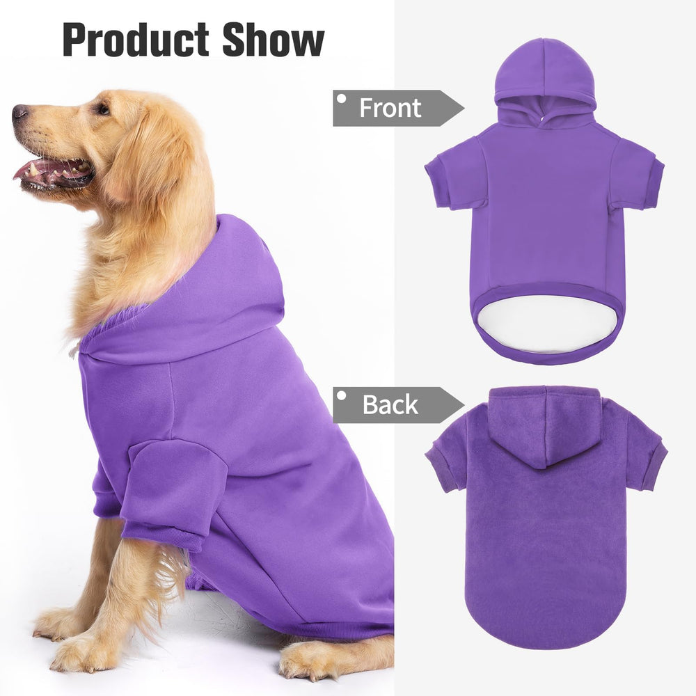 BINGPET sudadera para perro, diseño que se coloca por la cabeza para facilitar vestir.