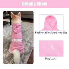 BINGPET sudadera para perro interior de felpa, confort suave durante el día.