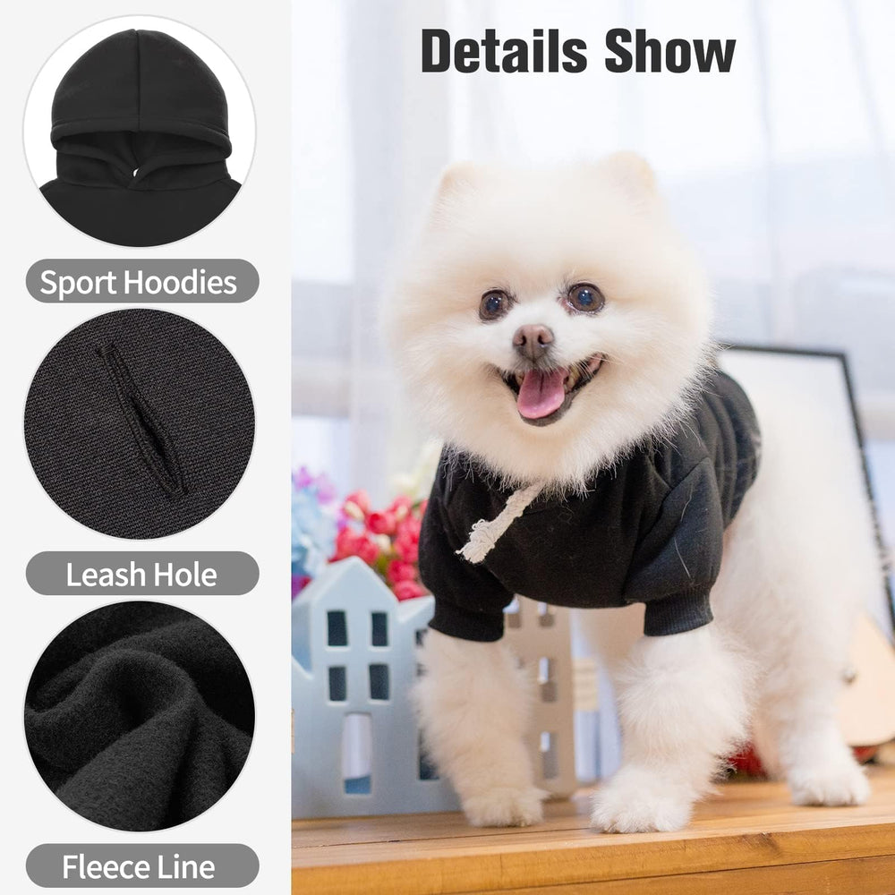 BINGPET sudadera con forro de felpa interior para perros, calor suave.