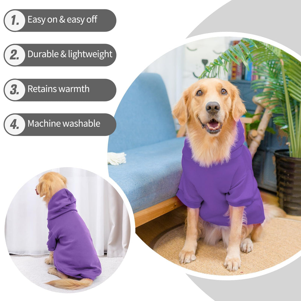 Sudadera para perro BINGPET lavable a máquina para conveniencia.