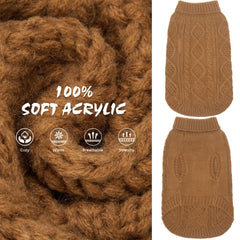 BINGPET sudadera con detalle de punto cable para estilo y calidez diaria.