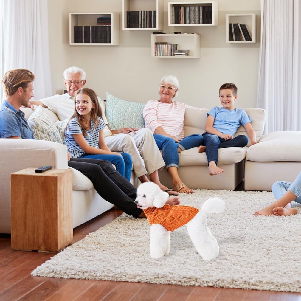BINGPET suéter de acrílico suave, tejido flexible para perros activos