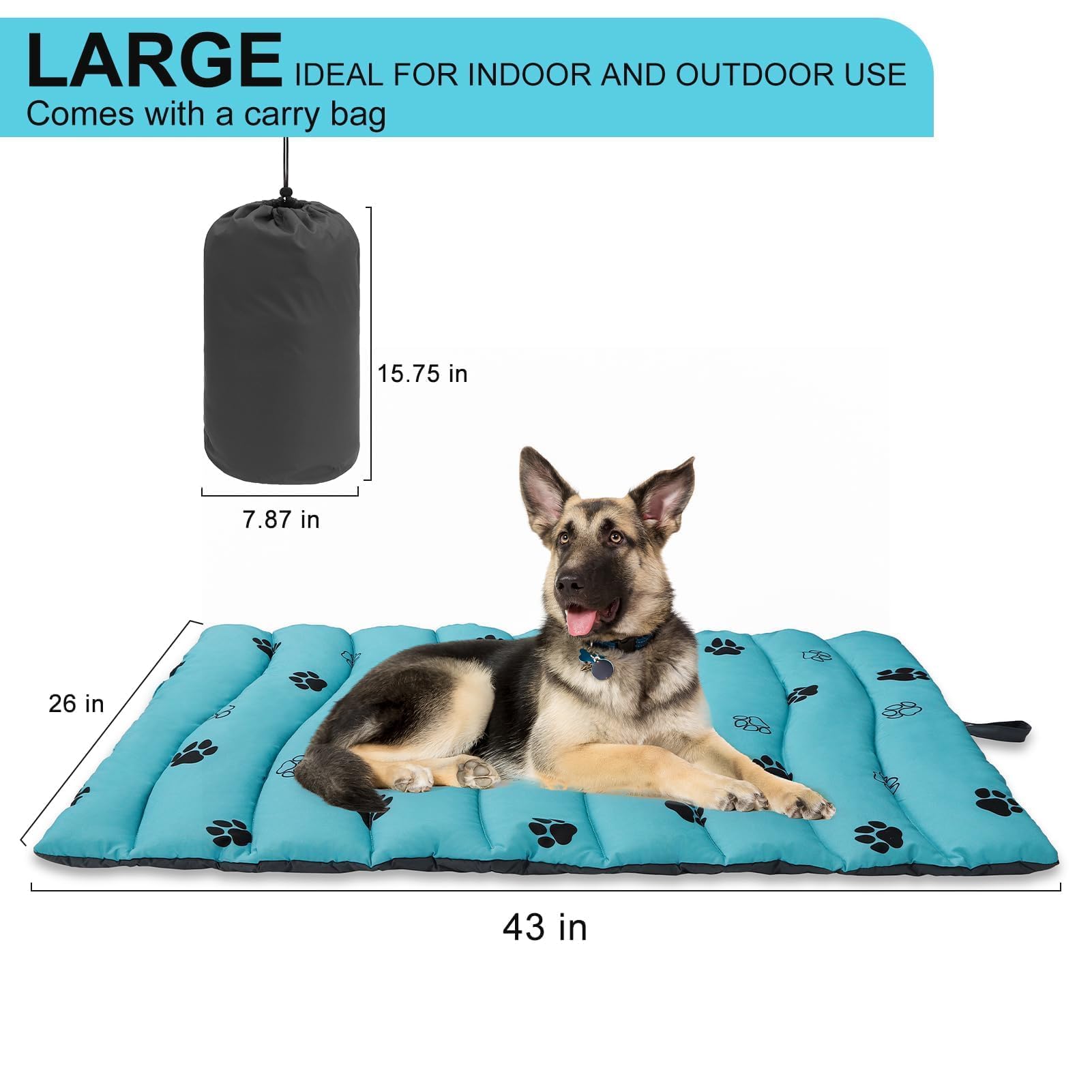 Uso versátil de la cama BINGPET para interior y exterior
