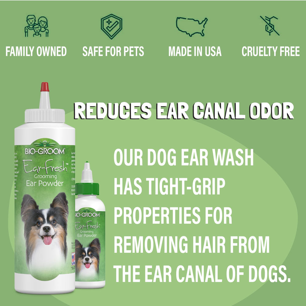 Orejas limpias y cuidadas con Bio-Groom para perros