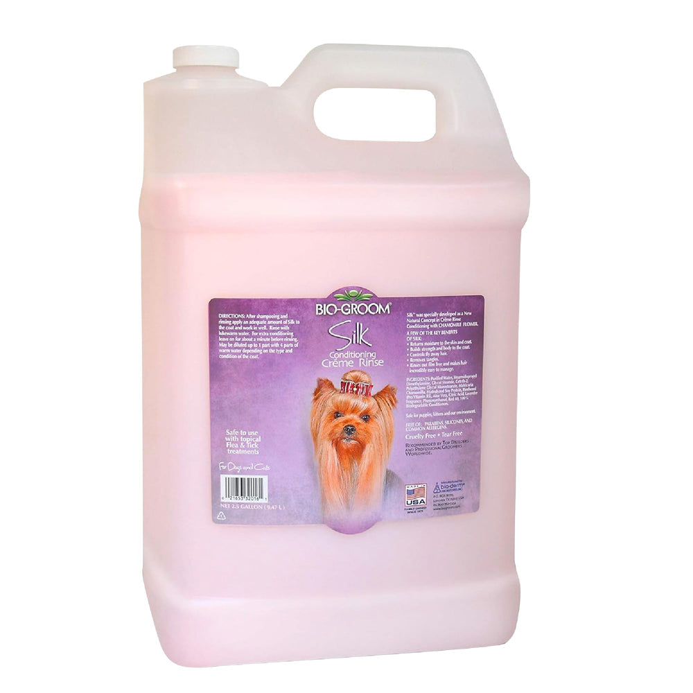 Bio-Groom Silk Conditioning Creme Rinse: aplicación suave para cabello sedoso.