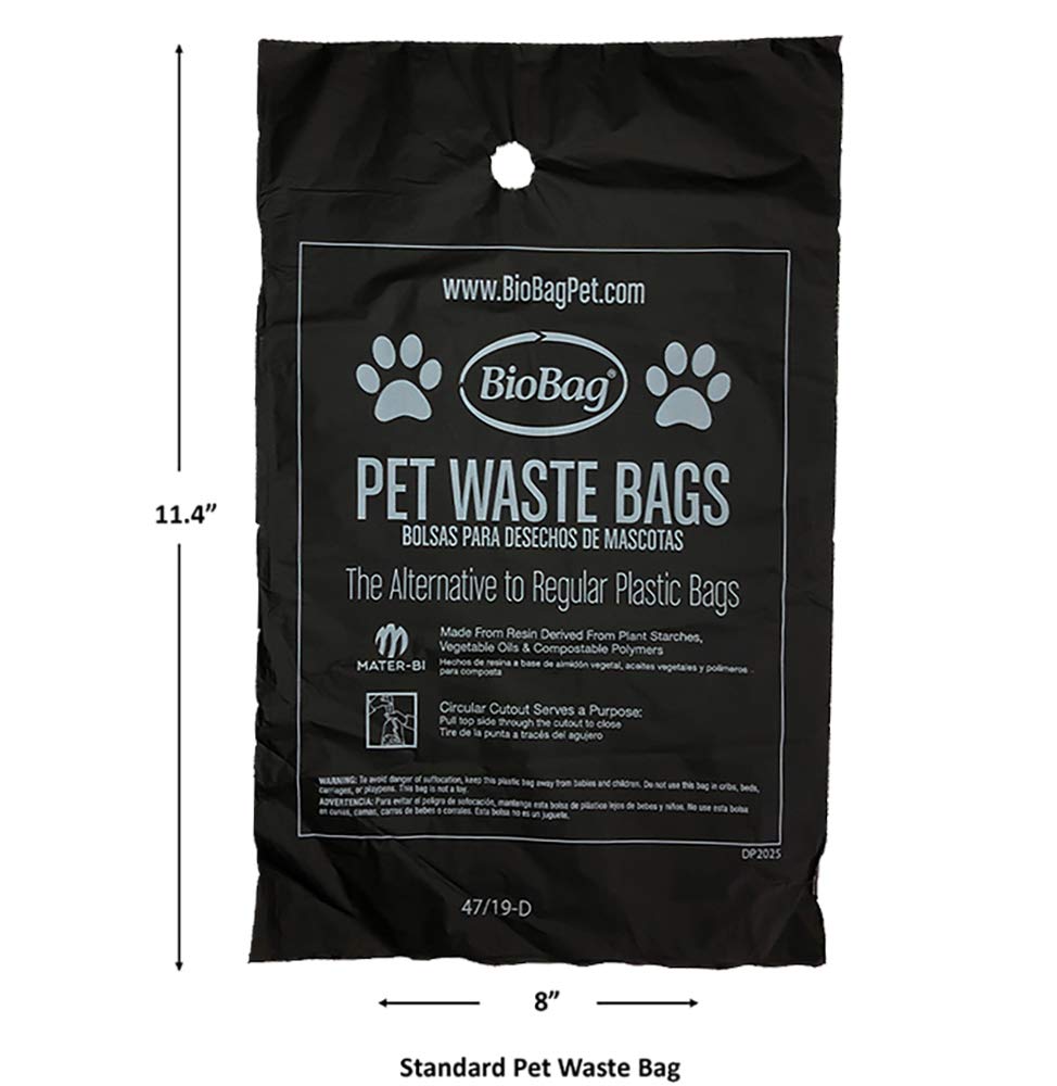 BioBag material compostable derivado de plantas para un uso responsable.