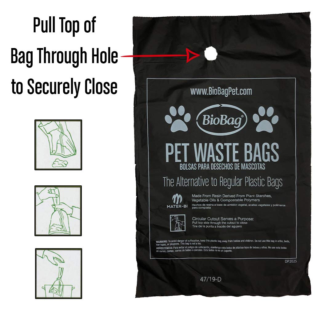 BioBag solución práctica para recoger desechos en jardines y calles.