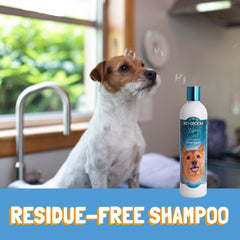 Bio-Groom champú con pH equilibrado, cuida la piel sensible del perro.