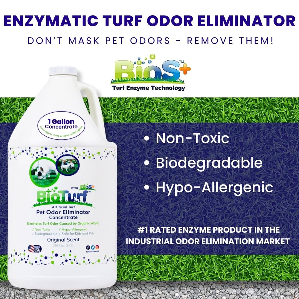 BioTurf BioS+ descompone olores de heces en superficies externas