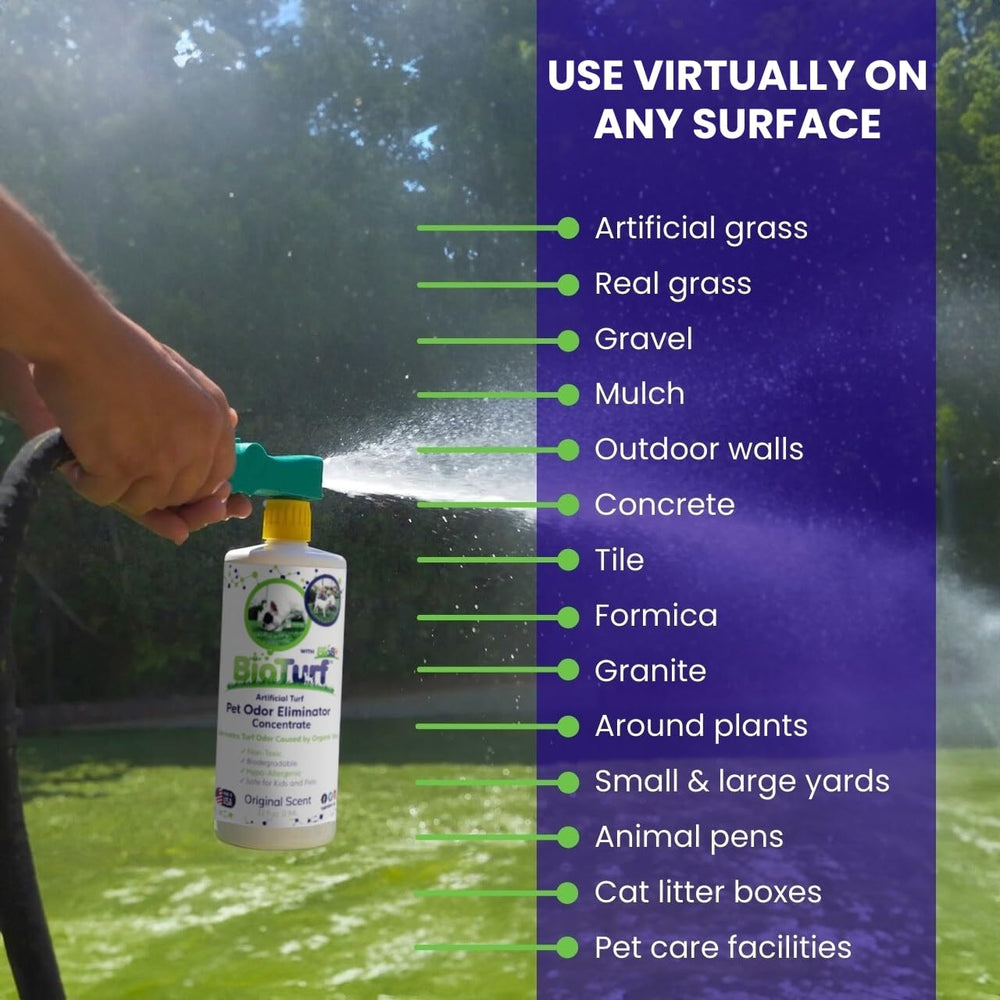 BioTurf BioS+ resistencia de las enzimas ante la lluvia
