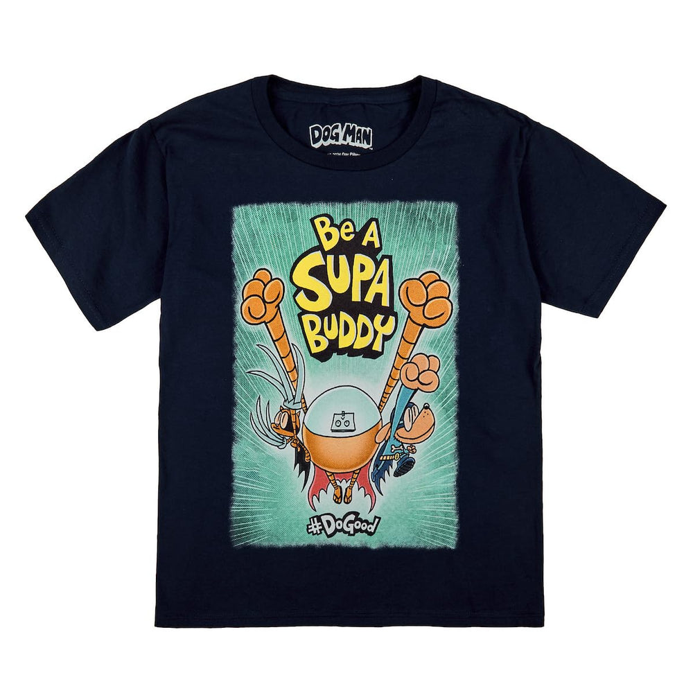 Bioworld Dog Man camisetas juveniles con estampado distintivo, regalo ideal.