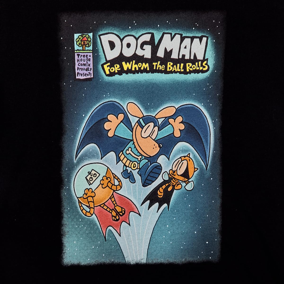 Bioworld Dog Man camisetas juveniles con talla ajustada para comodidad.