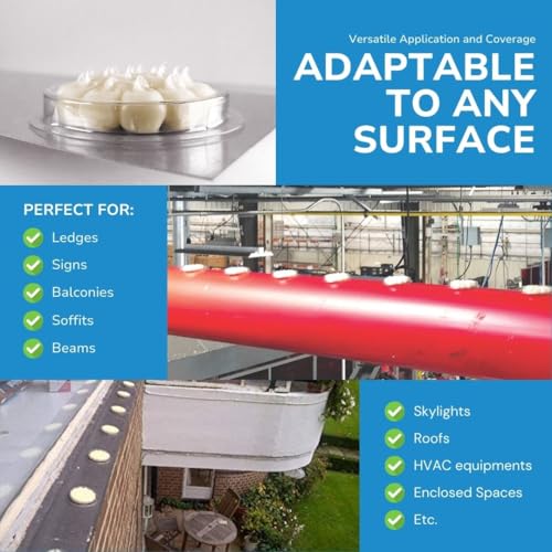 Bird Barrier Gel Óptico mantiene superficies limpias evitando acumulaciones de excrementos.