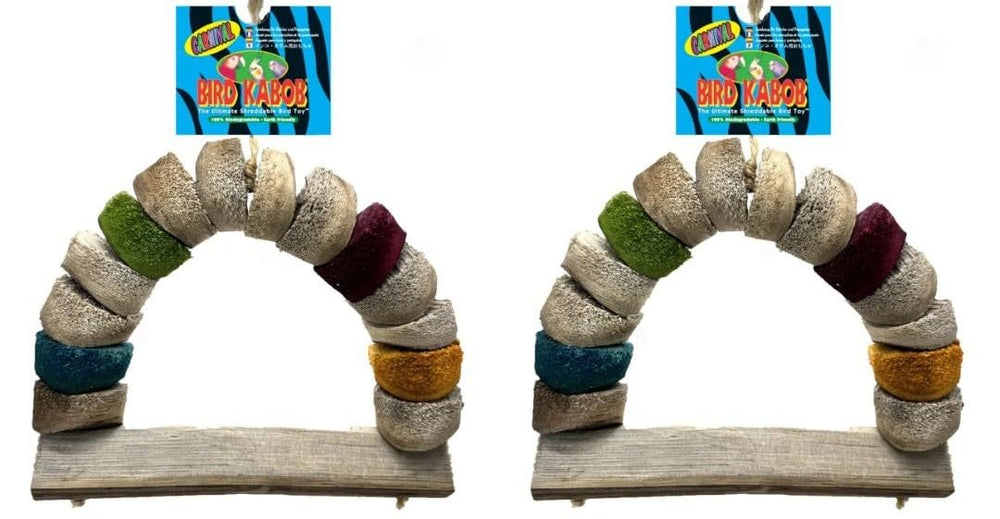 Bird Kabob Carnival juguete para aves, satisface su impulso de masticar
